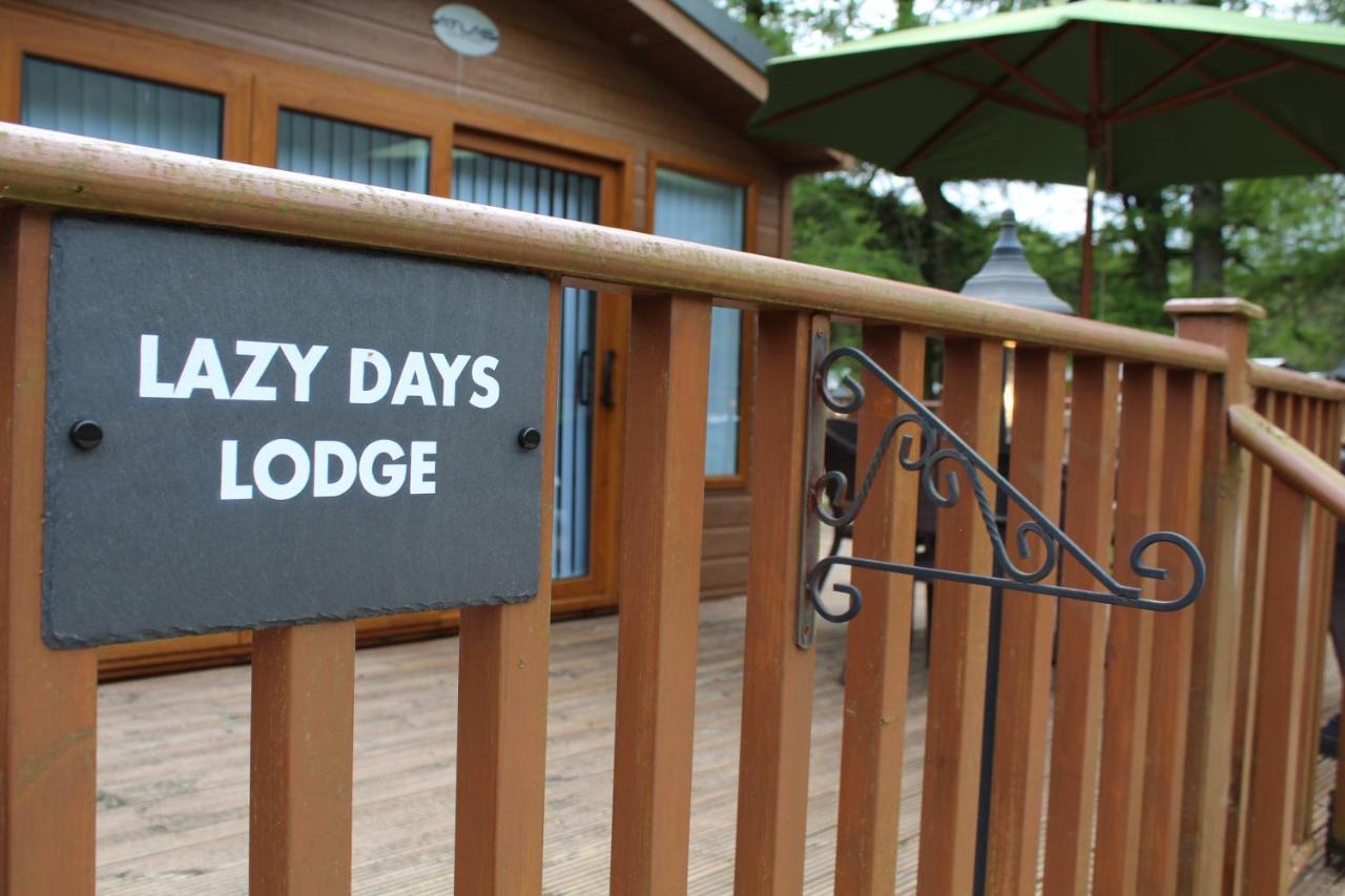 Lazy Days Lodge Glendevon Luaran gambar