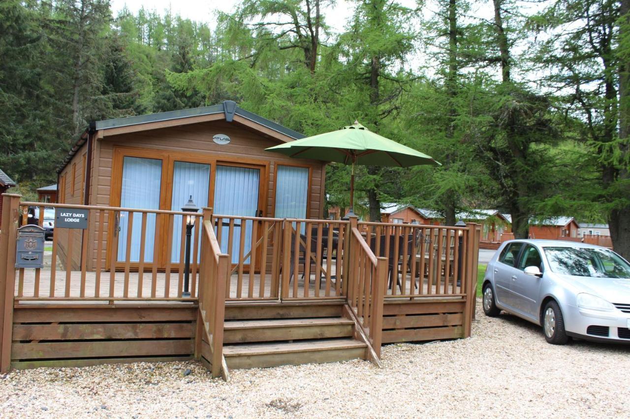 Lazy Days Lodge Glendevon Luaran gambar